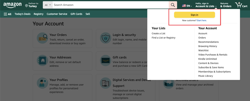 آموزش استفاده از گیفت کارت آمازون